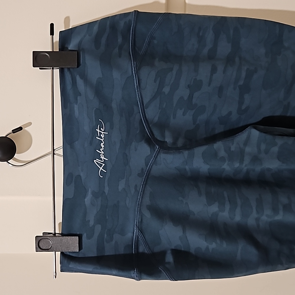 Alphalete Surface Power Leggings - Delta Blue Camo